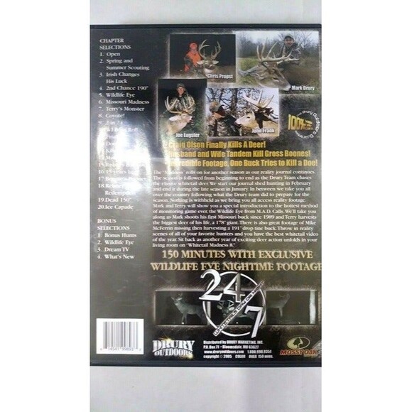 Drury Outdoors Adventures Whitetail Madness 8 Hunting Dvd - Picture 3 of 4